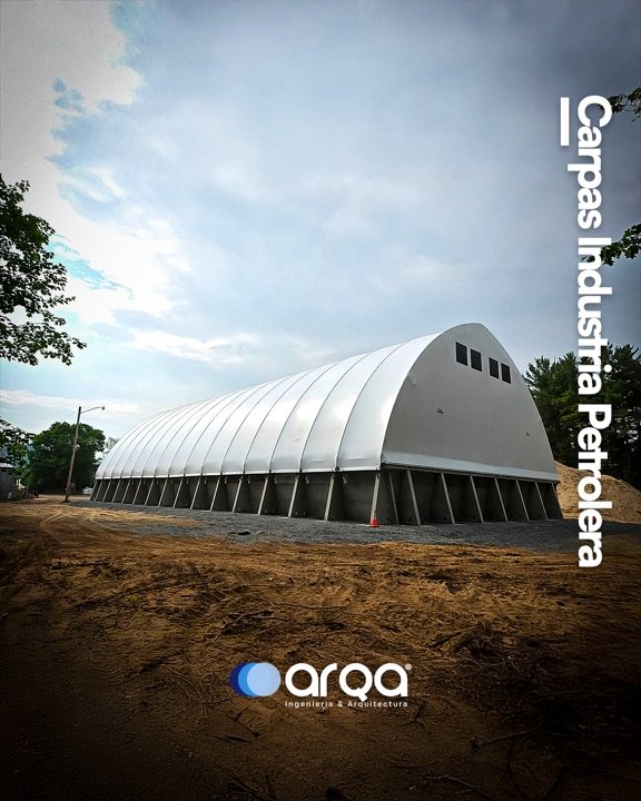 Carpa industrial para operación logística